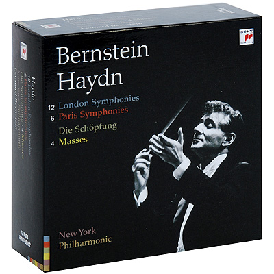 Leonard Bernstein Haydn 12 London Symphonies / 6 Paris Symphonies / Die Chopfung / 4 Masses (12 CD) Формат: 12 Audio CD (Box Set) Дистрибьюторы: SONY BMG, Sony Classical Европейский Союз инфо 6609e.